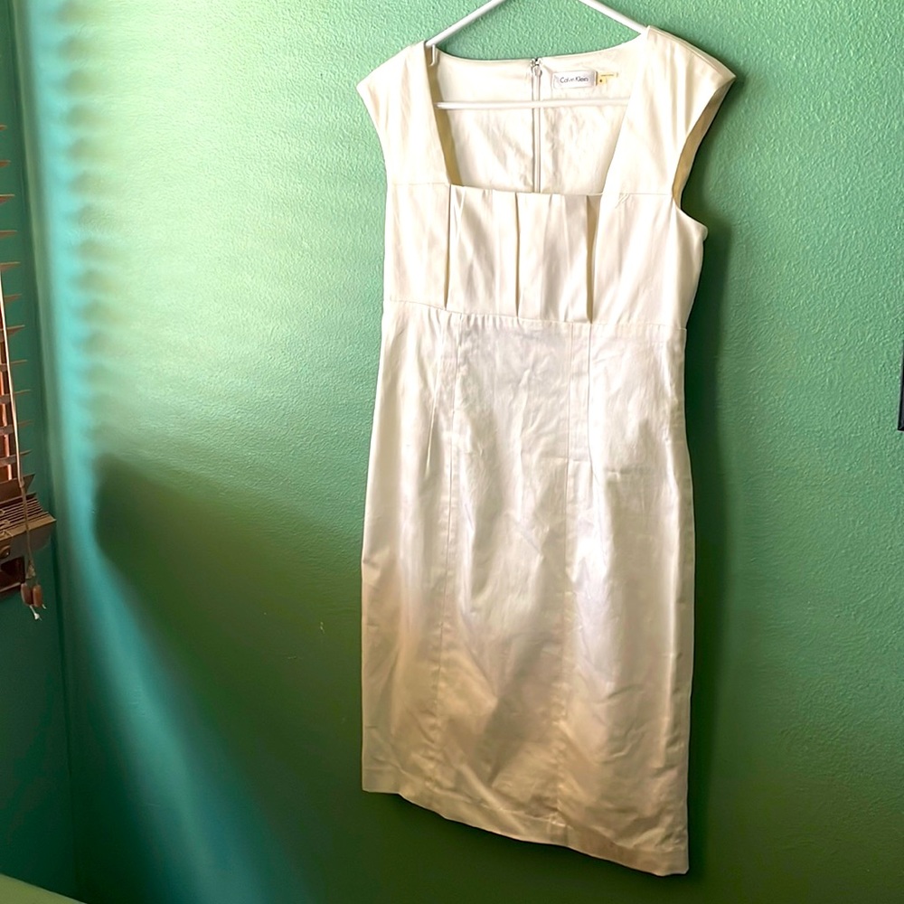 Whit Calvin Klein formal dress